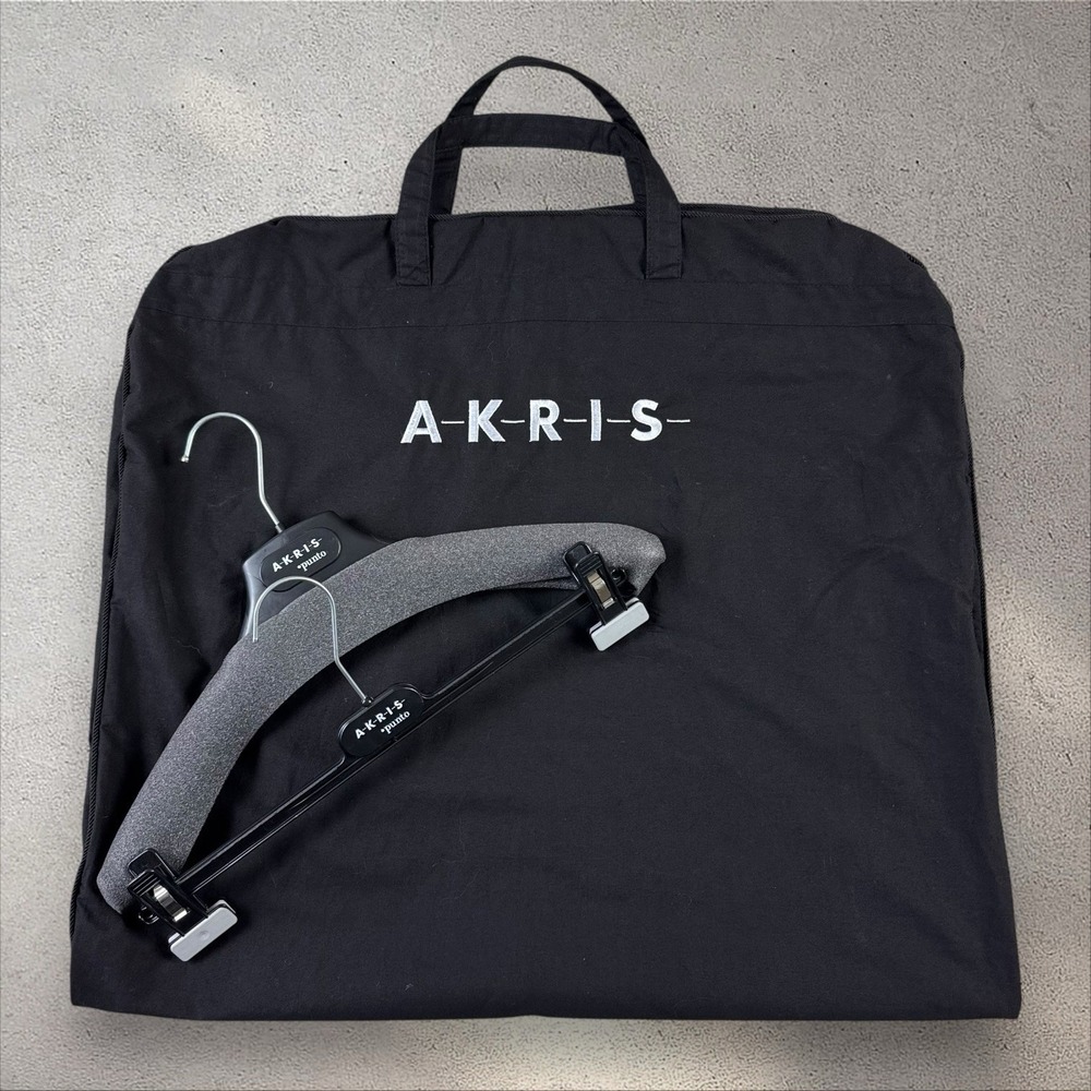 AKRIS Garment Travel Clothing Suit Dust Bag Protector‎ Foldable With Hangers